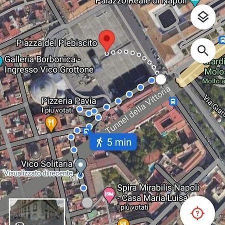 Palizzi'S Home Behind Plebiscite Square Napoli Bagian luar foto