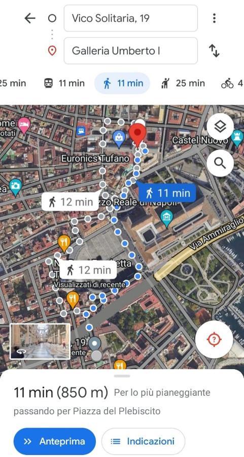 Palizzi'S Home Behind Plebiscite Square Napoli Bagian luar foto