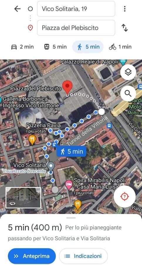 Palizzi'S Home Behind Plebiscite Square Napoli Bagian luar foto